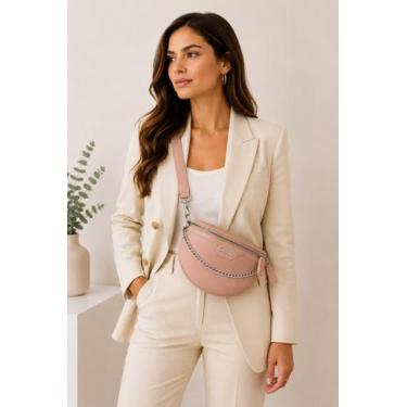 Imagem de Bolsa Pochete Feminina Corrente Com Alça Transversal - CAROLINA STEFAN
