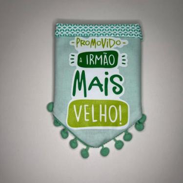 Imagem de Bandana para Cachorro  Promovido(a) a Irmão/Irmã Mais Velha  Acessório