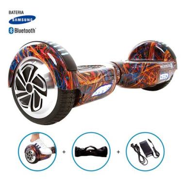 Imagem de Hoverboard 6,5" Flash Color HoverboardX Bateria Samsung e Bluetooth Sm