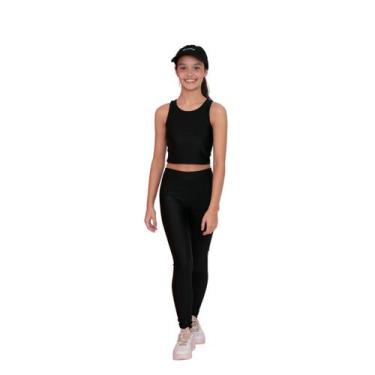 Imagem de Calça Legging Infantil - Preta - Banho Maria, 14