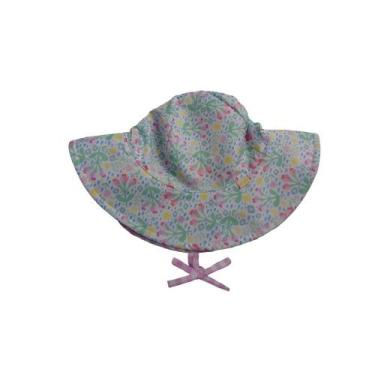 Imagem de Chapeu de Praia Eco Kids Place Florescer Dupla Face Floral, Branco, G