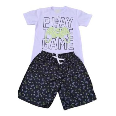 Imagem de Conjunto Infantil Masculino Verão Roupa Menino Short Juvenil - Click B