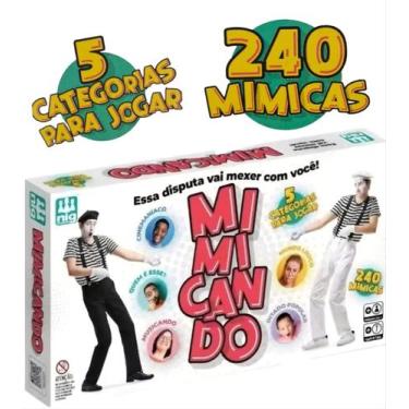 Imagem de Mimicando Jogo de Tabuleiro 240 Mímicas - Nig - Nig Brinquedos