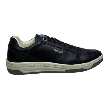 Imagem de Tênis Sapatênis Ferracini Dubay Vox Couro Masculino Preto, Preto, 40