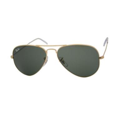Imagem de óculos de sol Ray Ban aviator large mod rb3025 w3234 tamanho 55