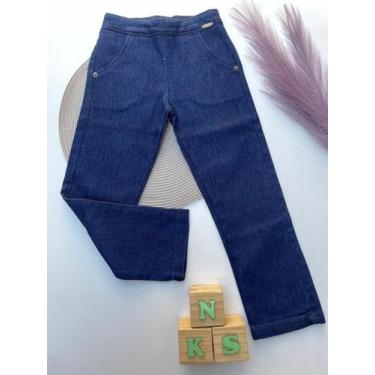 Imagem de Calça Jeans Infantil Menina Lilydee, Jeans escuro, 4, Meninas