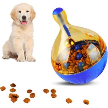 Imagem de Brinquedo Interativo Alimentador Cães Dispenser de Ração para Cães Est