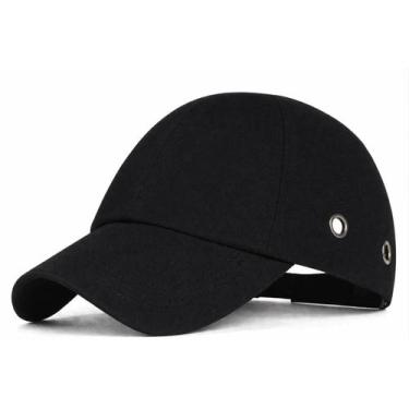 Imagem de Boné com Capacete de Segurança EPI Obra Casquete Cor:Preto - Imaginei 