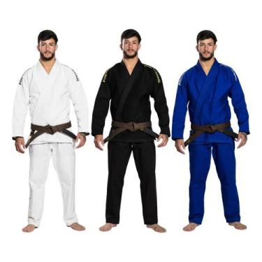 Imagem de Kimono Jiu Jitsu Pro 550g Adulto Pretorian Preto A3
