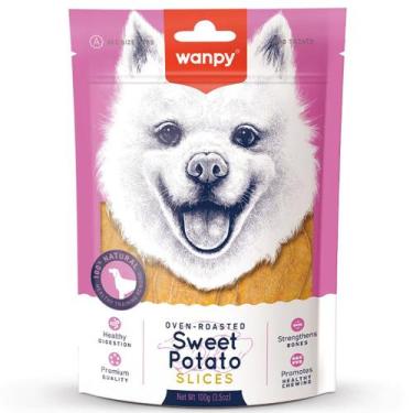 Imagem de Wanpy Petisco Para Cachorro Fatias De Batata Doce 100g