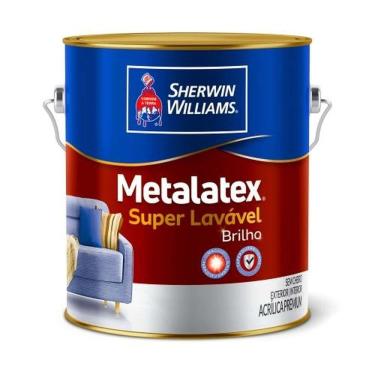 Imagem de Tinta Color Metalatex Semi Brilho Base W Gl para Acabamento em Interiores e Exteriores Sherwin Williams