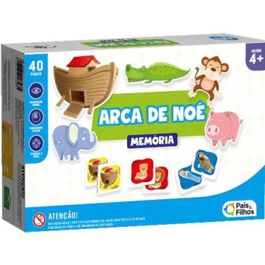 Imagem de Jogo da Memória Arca de Noé G - Pais e Filhos -