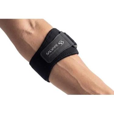 Imagem de Faixa p/epicondilite epicbrace ref 358 salvape g preto - Salvapé, G, P