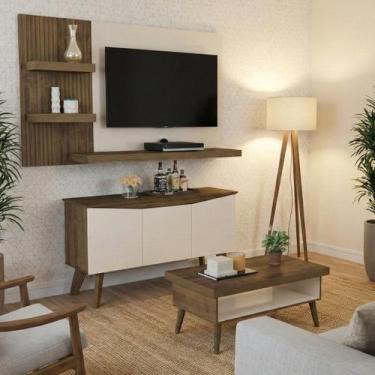 Imagem de Sala de Estar Painel Tv 47 Mesa Centro e Buffet Chess - DkadiDecor, Pi