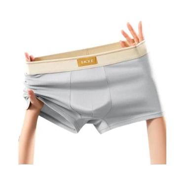 Imagem de Cuecas Boxer De Algodão plus Size Para Homens, Sexy, Confortáveis E Ma
