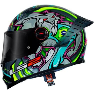 Imagem de Capacete LS2 FF358 Pro Alex Barros, Titânio, 56