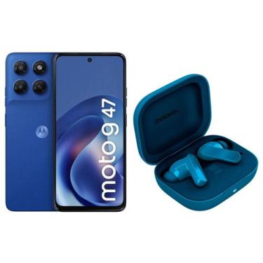 Imagem de Smartphone Motorola Moto g47 128GB Azul Náutico - 5G + Fone de Ouvido 