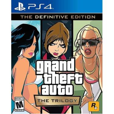 Imagem de Grand Theft Auto The Trilogy The Definitive Edition GTA PS4 Midia Fisi