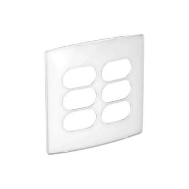 Imagem de Placa 3 + 3 Postos Separados Sugar Gloss Medida 4X4 Referência 663433 