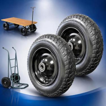 Imagem de 2 roda completa pneumatica boartyre 3.00/3.25-8 4pr tr13