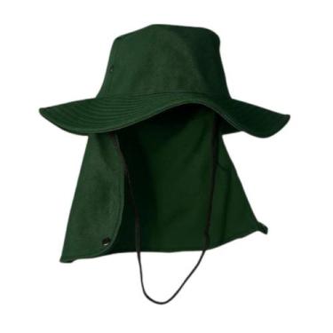 Imagem de Chapeu de pesca c/ proteção cor:verde escuro - GARCIA, Verde escuro