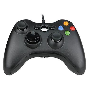 Imagem de Controle de gamepad com fio Zoewal FA04 USB gamepad para Xbox 360 e PC-preto (fabricação de terceiros)