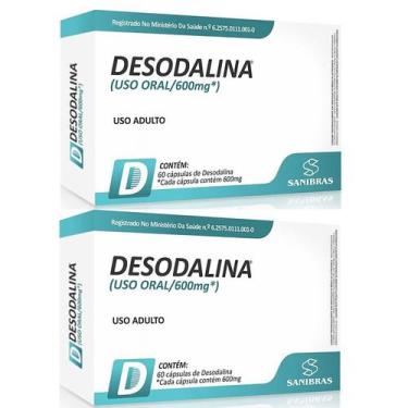 Kit 2 Desodalina 600Mg - 60 Cápsulas +2 Monaliz 30 Comp com o