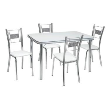 Imagem de Conjunto de Mesa Mirela com 4 Cadeiras