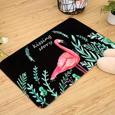 Imagem de Tapetes de banheiro, tapete de banho de espuma de memória de veludo, tapetes de banho antiderrapantes, lavagem à máquina, seca rapidamente, tapetes de banho de pelúcia ultra macios para banheiro, 50,8 x 76,2 cm