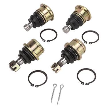 Imagem de Kit de junta esférica de 4 peças, juntas esféricas superiores e inferiores instala e remove juntas esféricas Conjunto de extremidade de haste de direção inferior superior