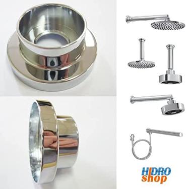 Imagem de Canopla Para Tubo Reto Deca Aquaplus Cromado - 4124182