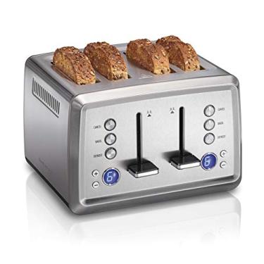 Imagem de Hamilton Beach 22796 Digital 2 Slice Toaster with Bagel, Defrost & Cancel Settings Stainless Steel
