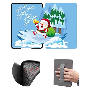 Imagem de Capa para Kindle 10ª geração em 2019, modelo J9G29R, capa à prova de quedas com alça de mão e ativação automática - função hibernar