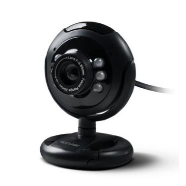 Imagem de Webcam Standard 480p 30Fps Led Noturno c/ Botão Snapshot Microfone Conexão Usb Preto - WC045X [Reembalado] WC045X