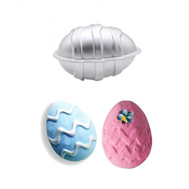 Imagem de MoldFun 3D Ovo de Páscoa Alumínio Bomba de Sabonete Molde para fazer você mesmo caseiro Torneiras de Banho Também como Chocolate Mousse Bolo de cupcake
