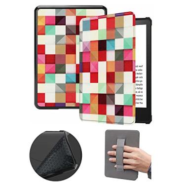 Imagem de Capa macia de 15 cm para Kindle 11ª geração, versão 2022 - não serve para Kindle Paperwhite de 11ª geração - Capa à prova d'água e à prova de quedas com função de despertar/hibernar automática