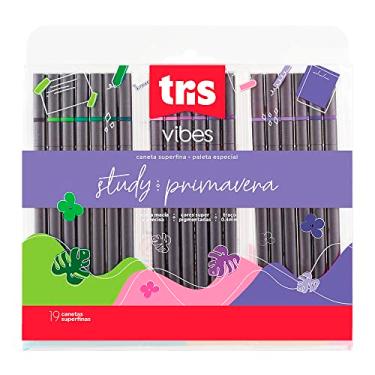 Imagem de Caneta Super Fina Tris Vibes Primavera 18 Cores