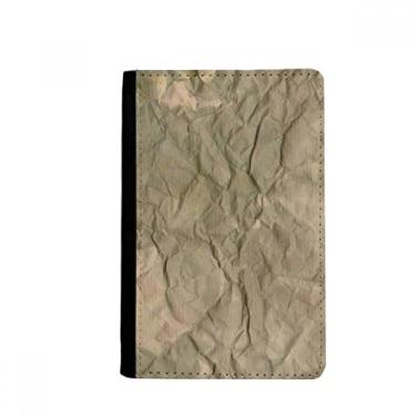 Imagem de Porta-passaporte de papelão ondulado textura dobrável suja Notecase Burse capa carteira porta-cartão, Multicolor