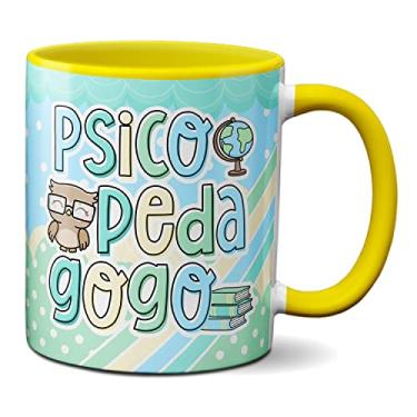 Imagem de Caneca Psicopedagogia Profissão Presente Psicopedagogo Fofo (Amarela)