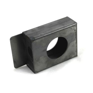 Imagem de Portão de fechadura de aço soldável de orifício único 9,5 cm x 11,4 cm x 3,8 cm sem pintura