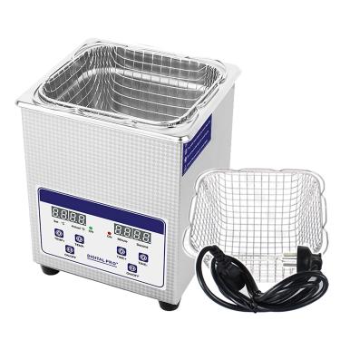 Imagem de 2L Limpador UltrassôNico, Aquecimento AutomáTico/Interface De OperaçãO Em InglêS, Limpeza De 30 Minutos, AçO InoxidáVel/à Prova De Umidade E AnticorrosãO