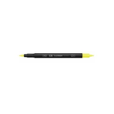 Imagem de Caneta Cis Dual Brush Amarelo Claro