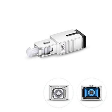 Imagem de Jeirdus 5 peças/lote 2dB SC/UPC atenuador óptico de fibra óptica fêmea para macho SC modo único simplex fixo.