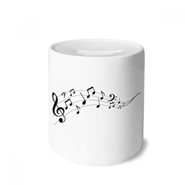 Imagem de DIYthinker Caixa azul para dinheiro Flappg 5-le Staff caixa de cerâmica porta-moedas presente de cofrinho