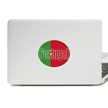 Imagem de Adesivo de vinil com o nome da bandeira de Portugal para laptop e notebook