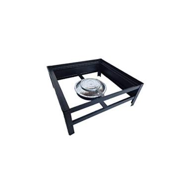 Imagem de Base Rechaud ÀÁlcool Gel Com Tripé Grande 26x26x10cm