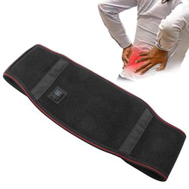 Imagem de Almofada aquecida na cintura, cinto traseiro de aquecimento, alívio da dor lombar, para dor nas costas, para cólicas menstruais