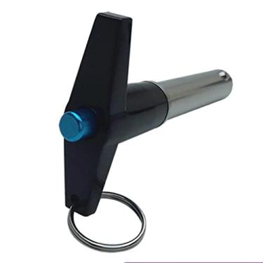 Imagem de dailymall Pinos de bloqueio esférica, cabo em T, diâmetro do pino 6 comprimento 15/20/25/30/35/40/50 mm - preto, 20 mm