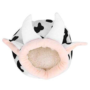 Imagem de Sluffs Hamster House, Cobaia Esconderijo Cama De Coelho, Inverno Quente Pequeno Animal De Estimação Cama Gaiola Removível Brincar Caverna