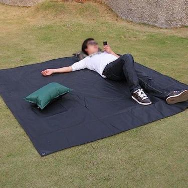 Imagem de Cobertores de piquenique duráveis ​​à prova d'água para ambientes externos familiares, tapete de praia dobrável à prova de areia para crianças, parque infantil, acampamento, caminhadas, grama, viagem